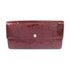 LOUIS VUITTON LV GHW Portefeuille Sarah Long Wallet M91521 Vernis Red