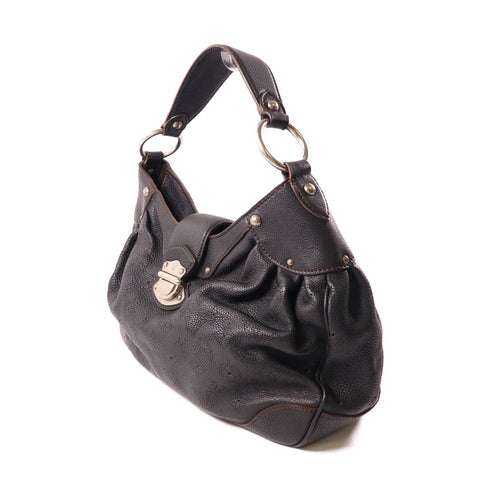 LOUIS VUITTON LV SHW Mahina XS Shoulder Bag Monogram Mahina Black