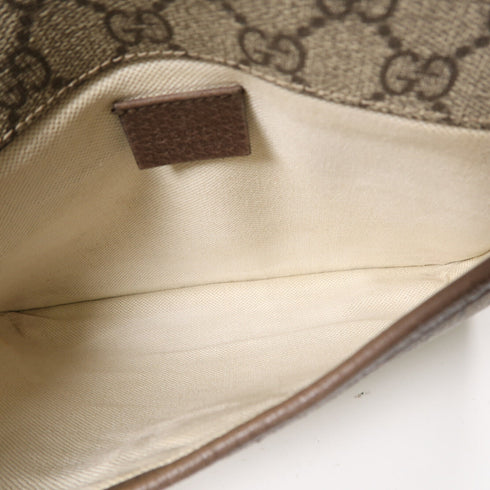 GUCCI GG GHW Neo Vintage GG Supreme Waist Belt Bag 493930 Coated Canvas Brown