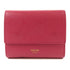 CELINE GHW Wallet Calfskin Leather Pink