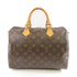LOUIS VUITTON LV GHW Speedy 30 Bandouliere Handbag Boston M40391 Monogram Brown