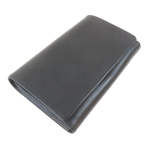 LOUIS VUITTON LV GHW Portefeuille Tresor Wallet M63972 Epi Leather Black