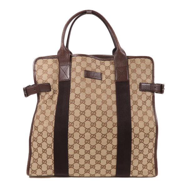 GUCCI GG Hand Bag/Tote Bag 115517 Canvas Brown