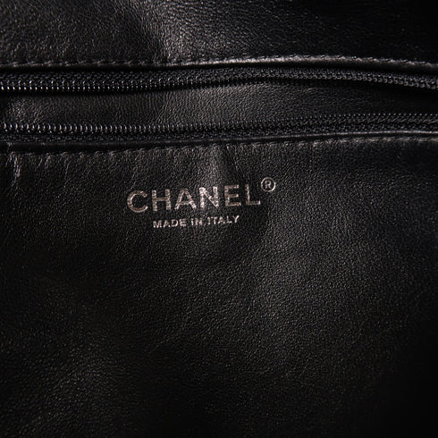 CHANEL CC SHW Chain Shoulder Bag Calfskin Leather Brown v4