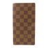 LOUIS VUITTON LV Porte Valenrs Wallet Long Wallet N61823 Damier Ebene Brown