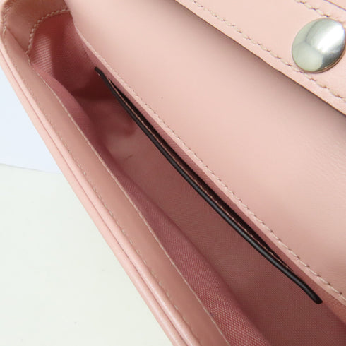 GUCCI GG GG Marmont 2 Way Chain Shoulder Bag 702563 Calfskin Leather Pink