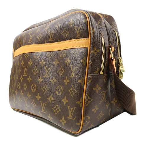 LOUIS VUITTON LV GHW Reporter GM Shoulder Bag M45252 Monogram Brown v1