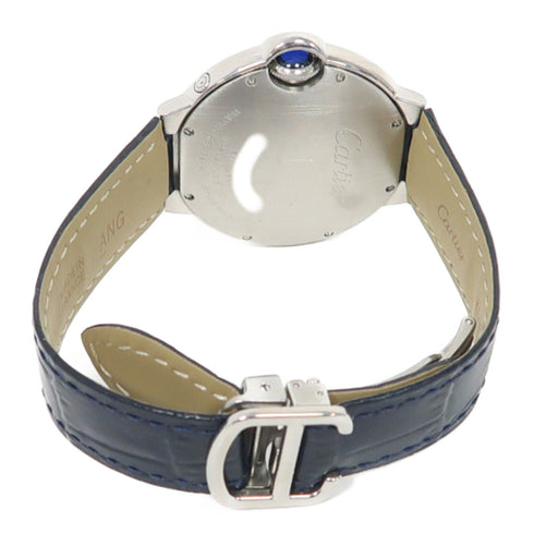 CARTIER Ballon Bleu Moonphase Automatic Watch WSBB0020 Steel Silver