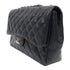 CHANEL Quilted CC SHW Classic Jumbo Chain Shoulder Bag Leather Black