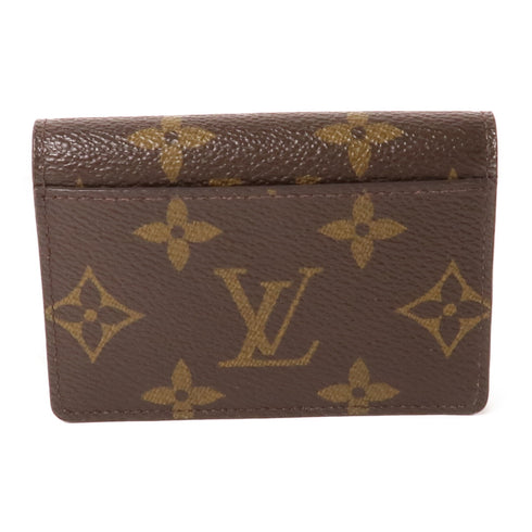 LOUIS VUITTON LV GHW Coin Card Case Purse M58007 Monogram Brown