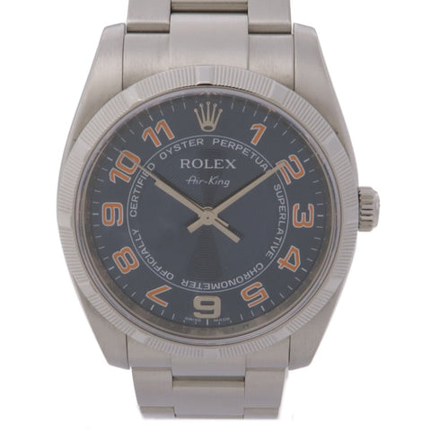 ROLEX Air King 114210 Automatic Watch Stainless Steel Blue