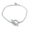 HERMES Finesse XS 0.55ct Diamond Bracelet 18K White Gold #14.25cm