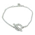 HERMES Finesse XS 0.55ct Diamond Bracelet 18K White Gold #14.25cm