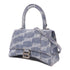 BALENCIAGA SHW Hourglass XS 2 Way Bag Denim Blue