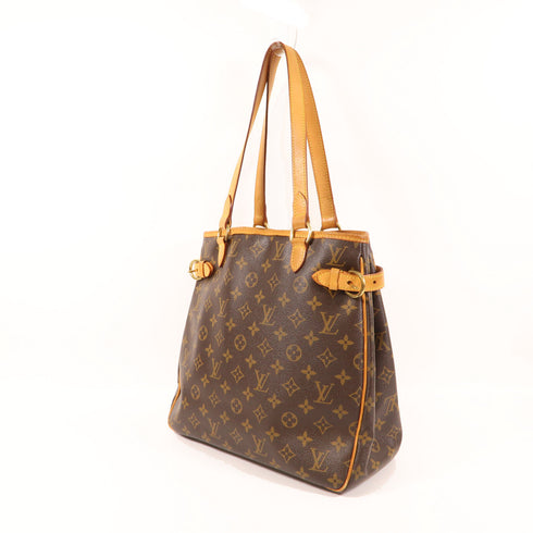 LOUIS VUITTON LV GHW Batignolles Shoulder Tote Bag Handbag M51153 Monogram Brown v1