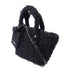 BALENCIAGA SHW Mini Bistro 2way Shoulder Bag Tweed Black