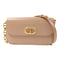 Christian Dior CD GHW Montaigne Avenue Shoulder Bag Calfskin Leather Pink
