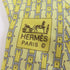 HERMES Tie Silk Yellow