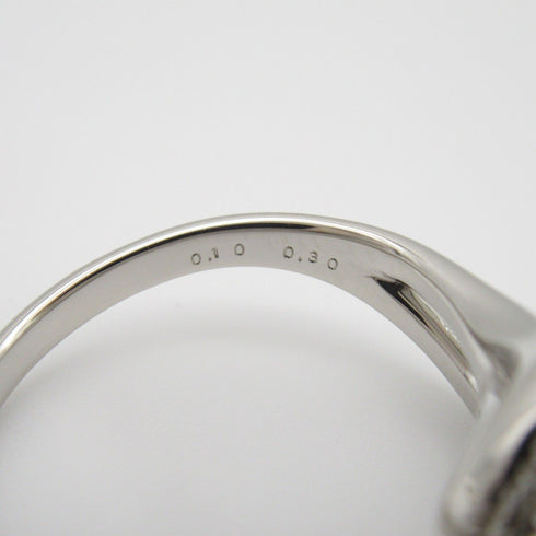 FINE JEWELRY 0.1ct Diamond 0.3ct Diamond Ring PT900 Platinum US#5 JP#9