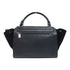 CELINE SHW Trapeze 2 Way Shoulder Bag Handbag Calfskin Leather Black