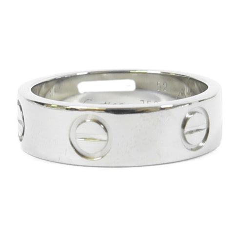 CARTIER Love Ring B4084700 18K White Gold US#6