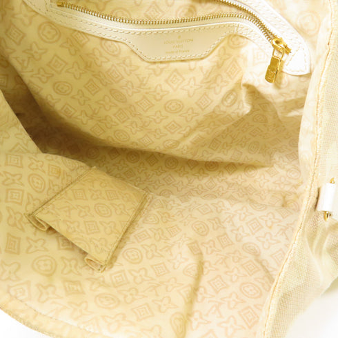 LOUIS VUITTON LV GHW Tahitienne PM Shoulder Tote Bag M95674 Canvas Beige