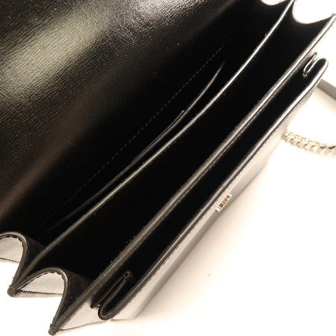 SAINT LAURENT YSL SHW Sunset Medium Chain Shoulder Calfskin Leather 442906.1120