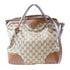 GUCCI GG GHW 2 Way Shoulder Bag Handbag Canvas Brown