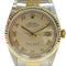 ROLEX Datejust 18K Gold/Stainless Steel Automatic Movement Silver Wrist Watc...