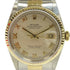 ROLEX Datejust 18K Gold/Stainless Steel Automatic Movement Silver Wrist Watc...