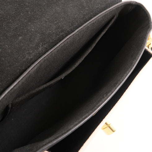 LOUIS VUITTON LV GHW Lockme Tender 2 Way Bag M58557 Calfskin Leather Black/White