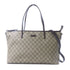 GUCCI GG GHW Tote Bag 2 Way Shoulder Bag Handbag Coated Canvas Brown