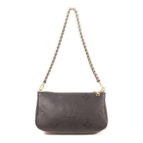 LOUIS VUITTON LV GHW Multi Pochette Accessoires M80399 Monogram Empreinte