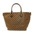 LOUIS VUITTON LV GHW Saleya MM Shoulder Bag Damier 128593 Brown
