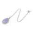 JEWELRY Jade Necklace Accessories 18K White Gold Purple