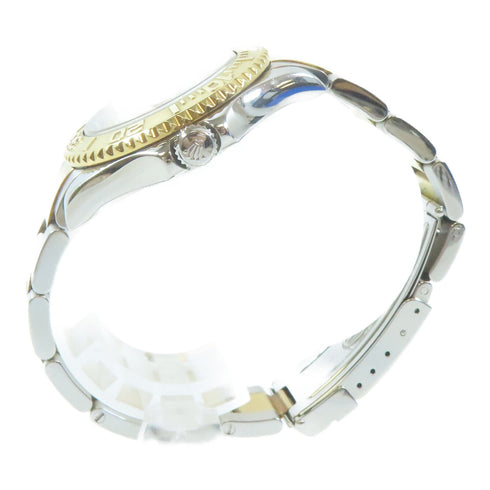 ROLEX Yacht Master Automatic Watch 168623 18K Yellow Gold Stainless Steel White