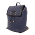 CHANEL CC GHW Backpack Calfskin Leather Dark Blue