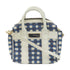 MARC BY MARC JACOBS GHW Chain Shoulder Bag 2Way Calfskin Leather Blue/White