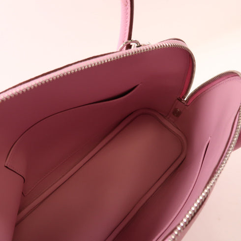 HERMES PHW Bolide 1923 2 Way Bag Epsom Leather x9 Mauve Sylvestre