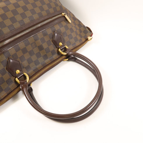LOUIS VUITTON LV GHW Saleya GM Shoulder Bag N51181 Damier Ebene Brown v1