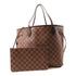 LOUIS VUITTON LV GHW Neverfull MM Tote Bag Damier Ebene N41358 Brown