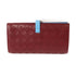 BOTTEGA VENETA BV GHW Wallet Long Calfskin Leather Red/Blue