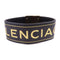 BALENCIAGA GHW Bracelet Bangle Calfskin Leather Metal Black Gold