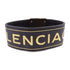 BALENCIAGA GHW Bracelet Bangle Calfskin Leather Metal Black Gold