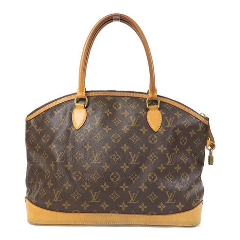LOUIS VUITTON LV GHW Lockit Horizontal Hand Bag/Tote Bag M40104 Monogram Brown