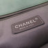 CHANEL CC SHW Chain Shoulder Bag Calfskin Leather Green