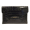 GIVENCHY GHW Clutch Bag Calfskin Leather Blue