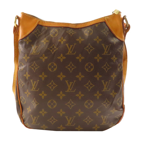 LOUIS VUITTON LV GHW Odeon PM Shoulder Bag M56390 Monogram Brown