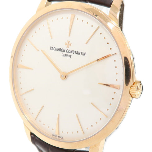 VACHERON CONSTANTIN Patrimony Hand Volume Watch 81180/000R-9159 18K PG White