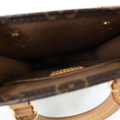 LOUIS VUITTON LV GHW Petit Sac Plat 2 Way Shoulder Bag M81295 Monogram Brown v3